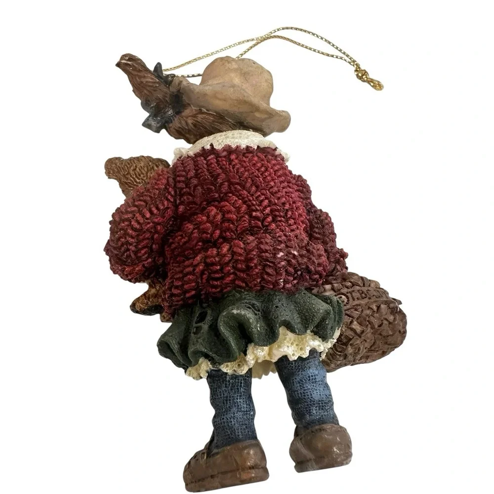 BOYDS BEAR YESTERDAYS CHILD‎ DOLLSTONE CANDICE MATTHEW GATHER APPLES ORN 25851